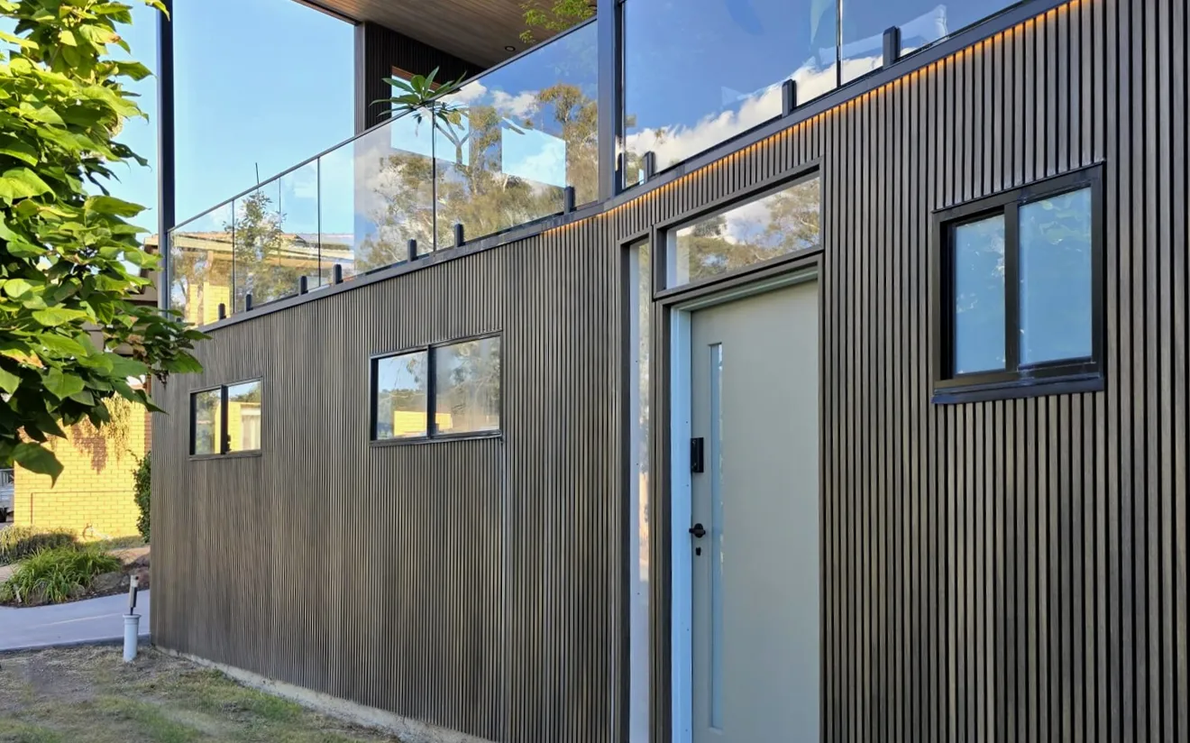 Lower ground floor of completed garage